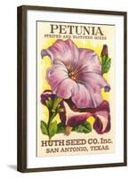 Petunia Seed Packet-null-Framed Art Print