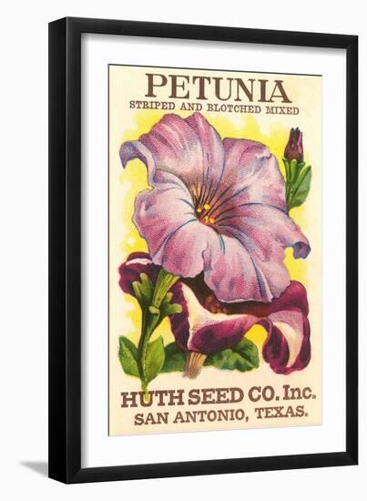 Petunia Seed Packet-null-Framed Art Print