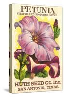 Petunia Seed Packet-null-Stretched Canvas