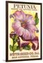 Petunia Seed Packet-null-Framed Art Print