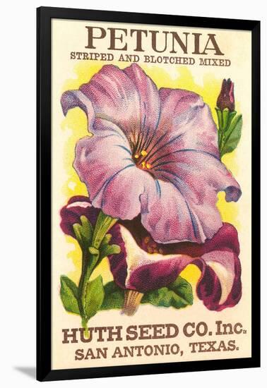 Petunia Seed Packet-null-Framed Art Print