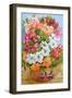Petunias, Geraniums and Fuchsias-Joan Thewsey-Framed Giclee Print