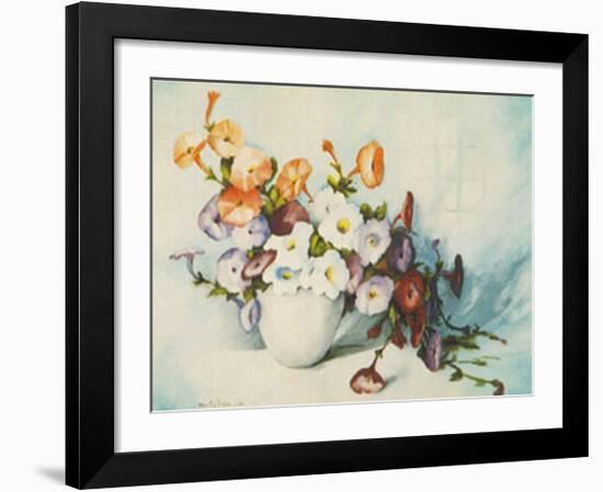 Petunias-Mabel Julian-Framed Art Print