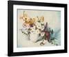 Petunias-Mabel Julian-Framed Art Print