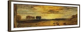 Petworth Park: Tillington Church in the Distance-J. M. W. Turner-Framed Giclee Print