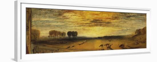 Petworth Park: Tillington Church in the Distance-J. M. W. Turner-Framed Giclee Print