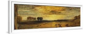 Petworth Park: Tillington Church in the Distance-J. M. W. Turner-Framed Giclee Print