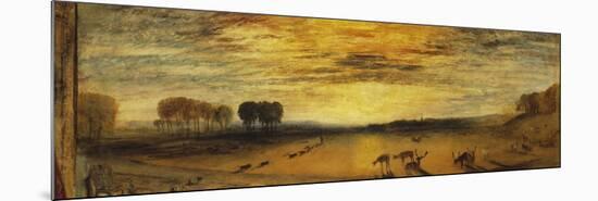 Petworth Park: Tillington Church in the Distance-J. M. W. Turner-Mounted Giclee Print