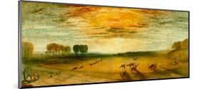 Petworth Park with Tillington Church in the Background-J M W Turner-Mounted Giclee Print