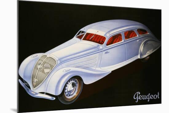 Peugeot 402, c.1930-null-Mounted Giclee Print