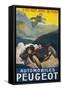 Peugeot Advertisement-null-Framed Stretched Canvas