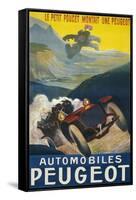 Peugeot Advertisement-null-Framed Stretched Canvas