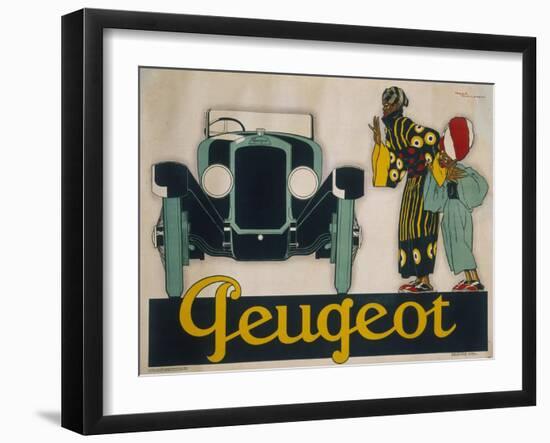 Peugeot Advertisement-null-Framed Art Print