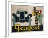 Peugeot Advertisement-null-Framed Art Print