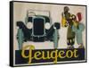 Peugeot Advertisement-null-Framed Stretched Canvas