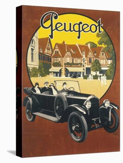 Peugeot Advertising Poster-null-Stretched Canvas