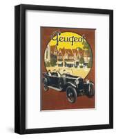 Peugeot Advertising Poster-null-Framed Art Print