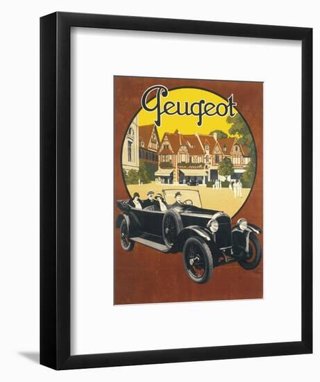 Peugeot Advertising Poster-null-Framed Art Print