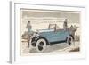 Peugeot at the Golf Club-Jean Grangier-Framed Art Print