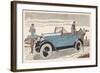 Peugeot at the Golf Club-Jean Grangier-Framed Art Print