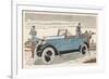 Peugeot at the Golf Club-Jean Grangier-Framed Art Print