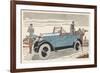 Peugeot at the Golf Club-Jean Grangier-Framed Art Print