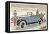 Peugeot at the Golf Club-Jean Grangier-Framed Stretched Canvas