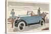 Peugeot at the Golf Club-Jean Grangier-Stretched Canvas