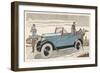 Peugeot at the Golf Club-Jean Grangier-Framed Art Print