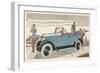 Peugeot at the Golf Club-Jean Grangier-Framed Art Print