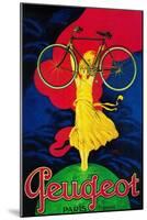 Peugeot Bicycle Vintage Poster - Europe-Lantern Press-Mounted Art Print