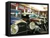 Peugeot Car Museum, Montbeliard, Sochaux, Jura, Doubs, France-Walter Bibikow-Framed Stretched Canvas