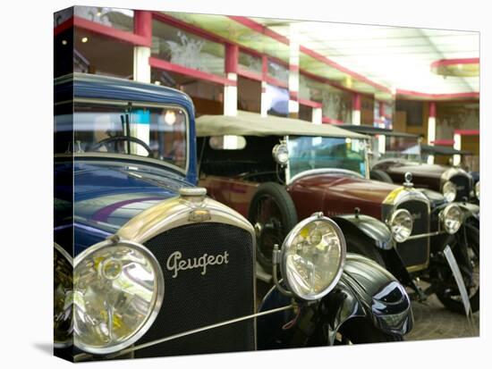 Peugeot Car Museum, Montbeliard, Sochaux, Jura, Doubs, France-Walter Bibikow-Stretched Canvas