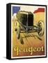 Peugeot Vint Car 1919-null-Framed Stretched Canvas