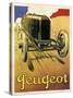 Peugeot Vint Car 1919-null-Stretched Canvas