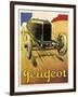 Peugeot Vint Car 1919-null-Framed Giclee Print