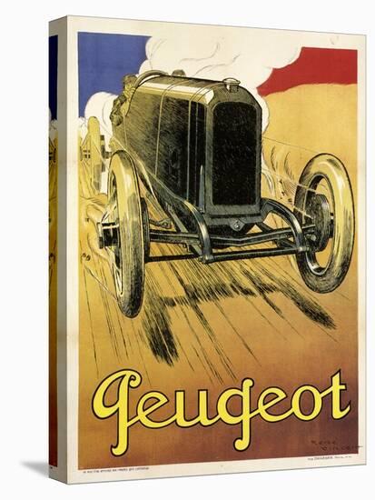Peugeot Vint Car 1919-null-Stretched Canvas