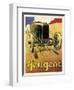 Peugeot Vint Car 1919-null-Framed Giclee Print