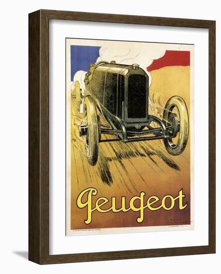 Peugeot Vint Car 1919-null-Framed Giclee Print