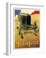 Peugeot Vint Car 1919-null-Framed Giclee Print