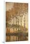 Peupliers au bord de l'Epte, effet de soleil couchant-Claude Monet-Framed Giclee Print