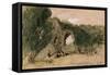 Pevensey Castle, East Sussex, 1865-John Gilbert-Framed Stretched Canvas