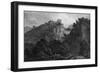 Peveril Castle, Derbyshire-J Greig-Framed Art Print