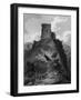Peveril Castle, Derbyshire-W Westall-Framed Art Print