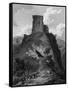 Peveril Castle, Derbyshire-W Westall-Framed Stretched Canvas