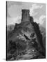 Peveril Castle, Derbyshire-W Westall-Stretched Canvas