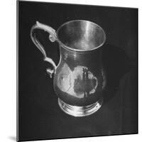 Pewter or Silver Mug from the American Colonial Period-null-Mounted Photographic Print