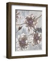 Pewter Petals 1-Jurgen Gottschlag-Framed Art Print