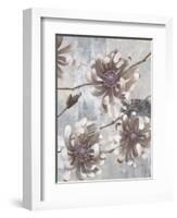 Pewter Petals 1-Jurgen Gottschlag-Framed Art Print