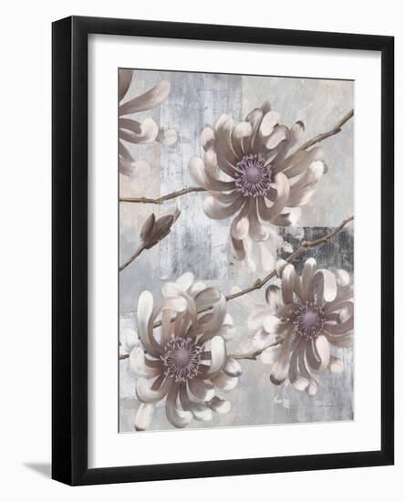 Pewter Petals 1-Jurgen Gottschlag-Framed Art Print